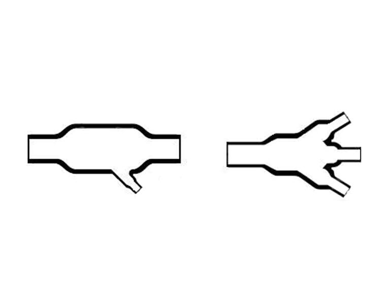 Shaped Parts with Branching