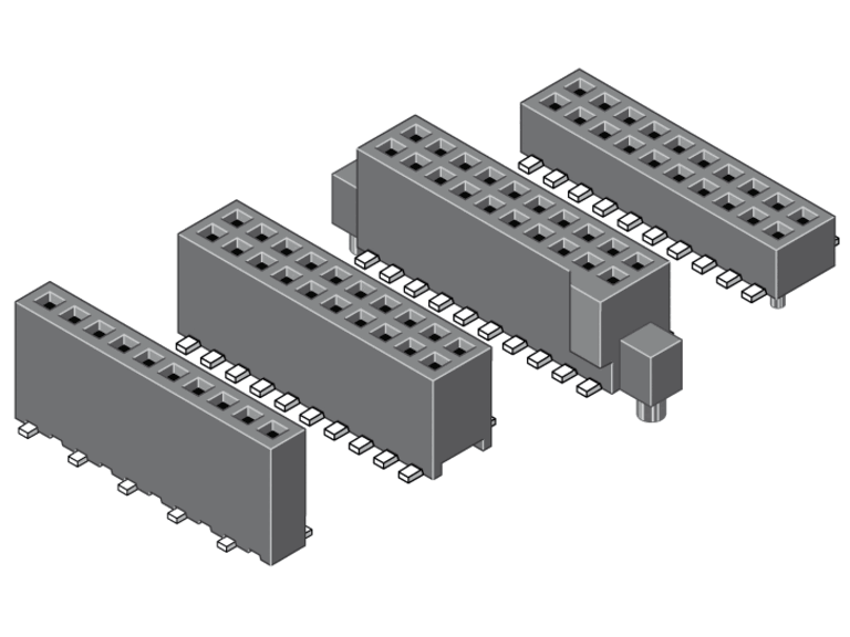 Buchsenleiste SMD, Raster 1.27 mm – Serie 185