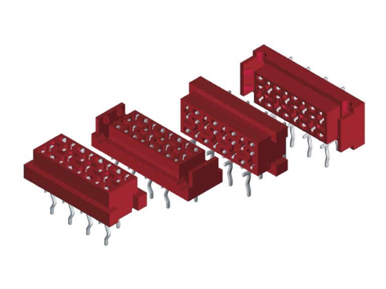 Buchsenleiste THT Micro Match, Raster 1.27 mm – Serie 369