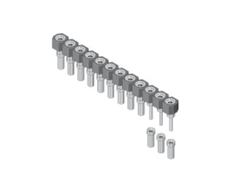 Präzisionskontakte auf Kunststoffcarrier 2,54 mm – Serie 077