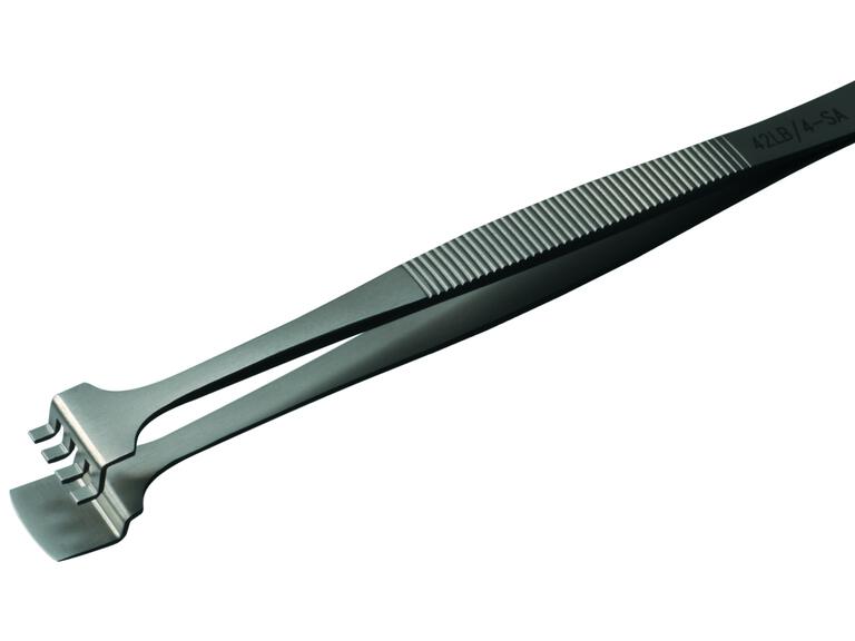Rubis Pince wafer avec palette inférieure déniverlée et 4 dents, 12,5mm