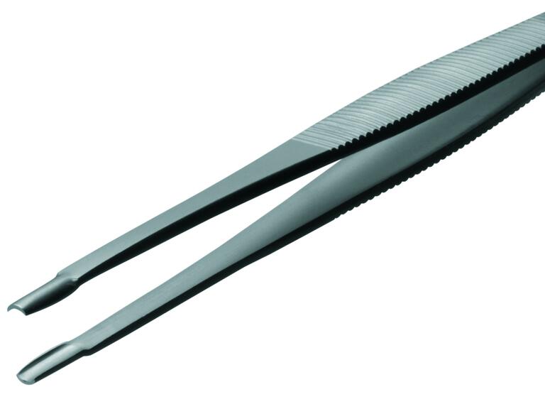 Rubis SMD-Pinzette – Ø 2.0mm längs geführt, ein Klassiker aus rostfreiem Chirurgenstahl
