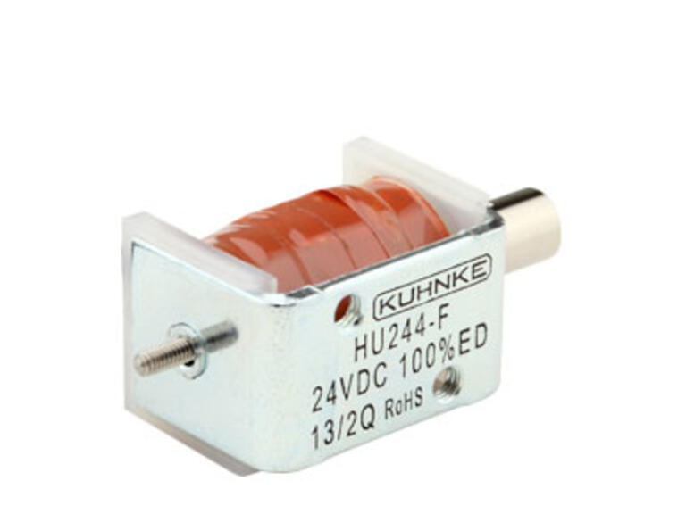 Aimant poussant – Course 4mm, 0.3-0.7N, 24VDC, 100%FM