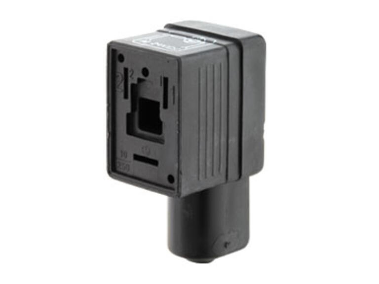 Kuhnke Gerätesteckdose für Ventile Serie 65 – mit Kabel Länge 3m und mit LED 5mm gelb