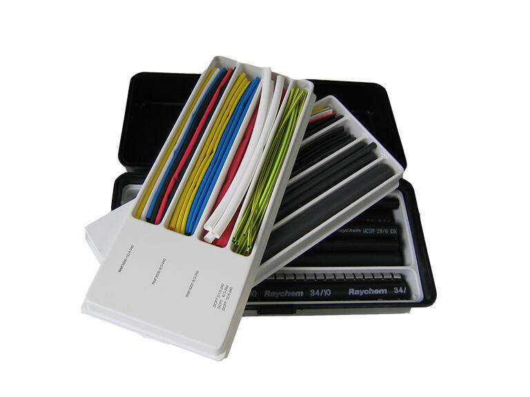 Assortiment de gaines rétractables en boît