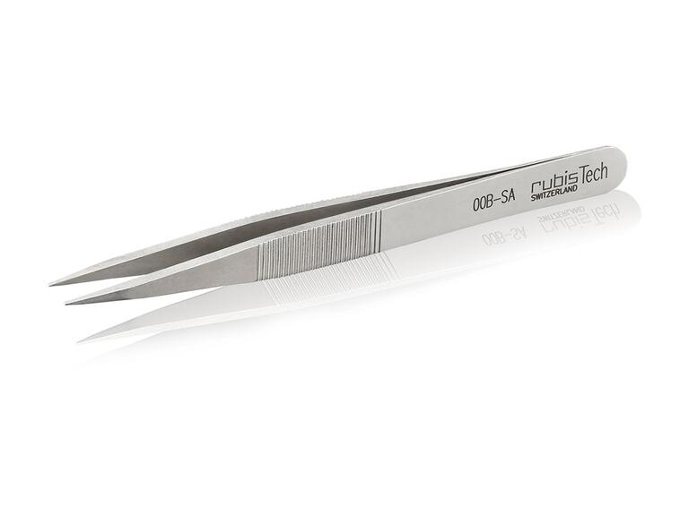 Rubis hochpräzise Pinzette – Spitzen: gerade, spitz, dick. OAL: 115mm