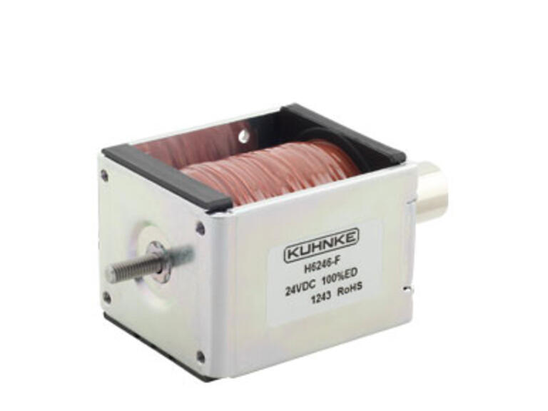 Stossmagnet – Hub 15mm, 1.1-18.0N, 24VDC, 100%ED