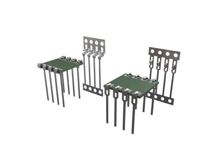 Cadres à plomb en ligne double (Dual In-Line Lead Frames)