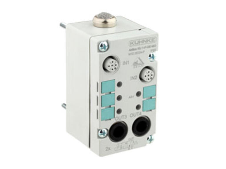 Kuhnke AirBox 1 (F-GE-MO-GH) / 2 x 3/2 Wege [monostabil] – 2 DI / 2 PO