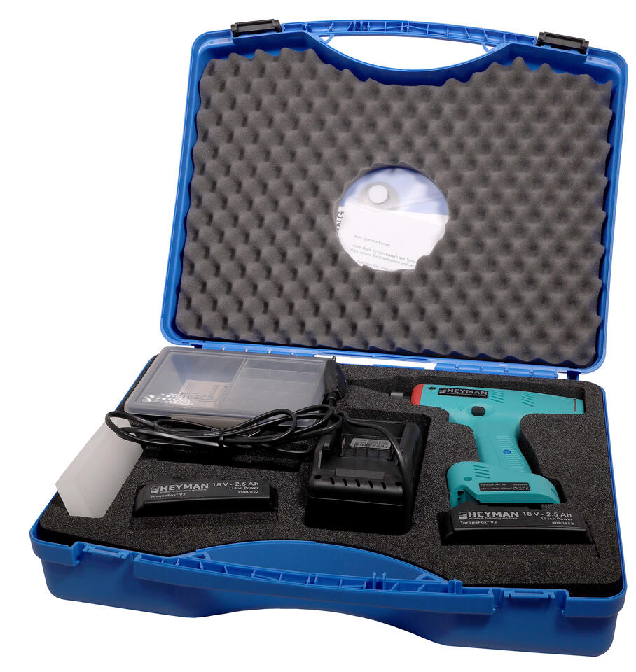 080854 HEY, HEYMAN TorqueFox AkkuWerkzeug Ver2 komplett für High